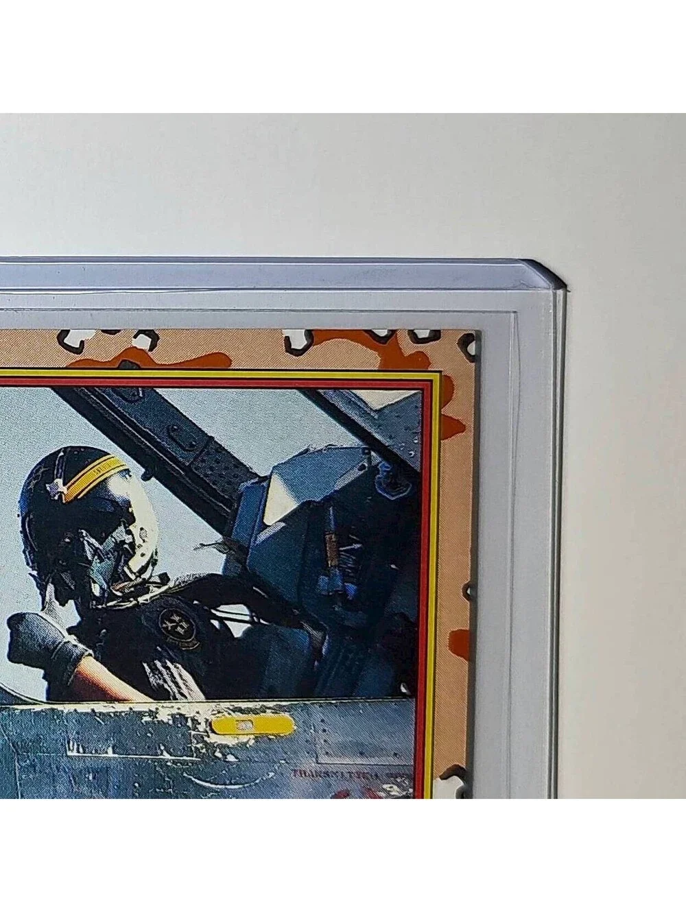 Ready in the Cockpit 1991 Topps Desert Storm #75 Card